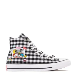 Converse x Hello Kitty® & Friends Chuck Taylor All Star High-Top Sneaker - Black / White Gingham