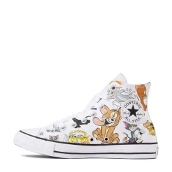 Converse x Tom and Jerry Chuck Taylor All Star High-Top Sneaker - White