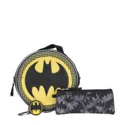 DC Comics Batman Backpack Set - Black