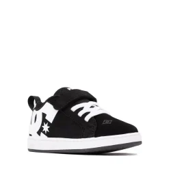 DC Court Graffik Skate Shoe - Toddler - Black / White