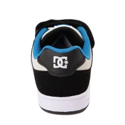 DC Manteca 4 Elastic Skate Shoe - Little Kid / Big Kid - Black / Blue / Grey