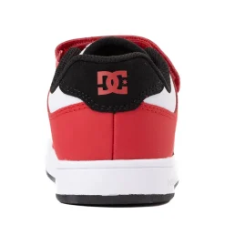 DC Manteca 4 Elastic Skate Shoe - Little Kid / Big Kid - Red / Black / White
