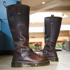 Dr. Martens Anistone Knee High Boot - Dark Brown