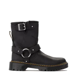 Dr. Martens Genaya Biker Boot - Little Kid / Big Kid - Black
