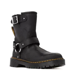 Dr. Martens Genaya Biker Boot - Little Kid / Big Kid - Black