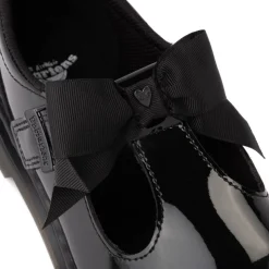 Dr. Martens Polley II Bow Mary Jane Shoe - Big Kid - Black