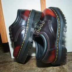 Dr. Martens 8053 Quad Platform Casual Shoe - Cherry Red