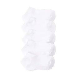 Footie Socks 5 Pack - Toddler - White