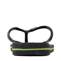 Havaianas Brazil Logo Flip-Flop - Toddler / Little Kid - Black