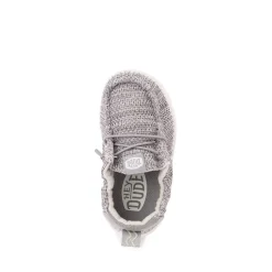 HEYDUDE LILDUDE Slip-On Casual Shoe - Baby - Grey / White