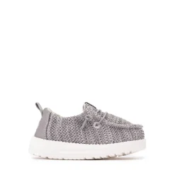 HEYDUDE LILDUDE Slip-On Casual Shoe - Baby - Grey / White