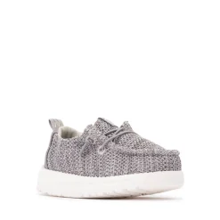 HEYDUDE LILDUDE Slip-On Casual Shoe - Baby - Grey / White