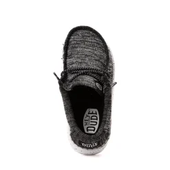 HEYDUDE Wally Casual Shoe - Toddler - Black / White