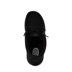 HEYDUDE Wally Funk Casual Shoe - Little Kid / Big Kid - Black Monochrome