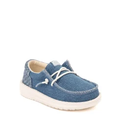 HEYDUDE Wally Funk Casual Shoe - Toddler - Denim