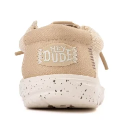 HEYDUDE Wally Stretch Sox Casual Shoe - Little Kid / Big Kid - Irish Cream