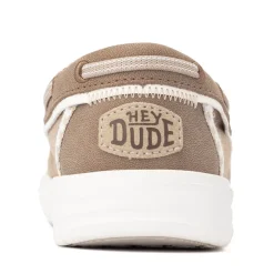 HEYDUDE Wells Classic Boat Shoe - Little Kid / Big Kid - Cognac