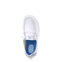 HEYDUDE Wendy Boho Crochet Slip-On Casual Shoe - Little Kid / Big Kid - White