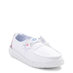 HEYDUDE Wendy Boho Crochet Slip-On Casual Shoe - Little Kid / Big Kid - White