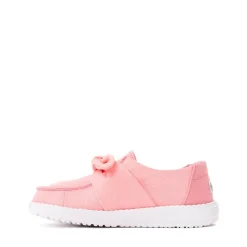 HEYDUDE Wendy Bow Slip-On Casual Shoe - Little Kid / Big Kid - Stardust Pink