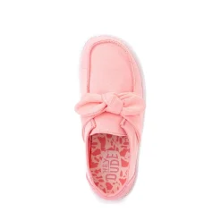 HEYDUDE Wendy Bow Slip-On Casual Shoe - Little Kid / Big Kid - Stardust Pink