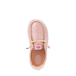 HEYDUDE Wendy Iridescent Sparkle Slip-On Casual Shoe - Baby / Toddler - Pink