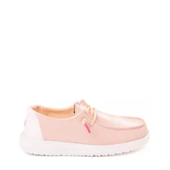 HEYDUDE Wendy Iridescent Sparkle Slip-On Casual Shoe - Little Kid / Big Kid - Pink