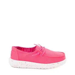 HEYDUDE Wendy Slip-On Casual Shoe - Little Kid / Big Kid - Neon Pink