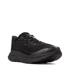 HOKA Clifton 10 Athletic Shoe - Big Kid - Black / Black