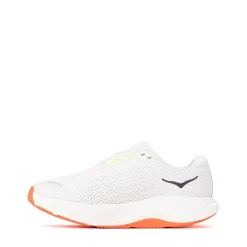 HOKA Rincon 4 Athletic Shoe - Big Kid - Frost / Neon Yuzu