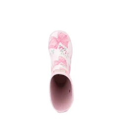 Hunter x LoveShackFancy First Classic Rain Boot - Toddler / Little Kid - Rose Beaux / Mint Pink
