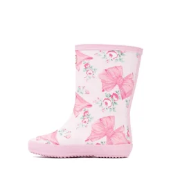 Hunter x LoveShackFancy First Classic Rain Boot - Toddler / Little Kid - Rose Beaux / Mint Pink