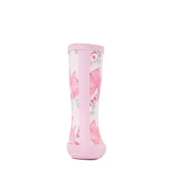 Hunter x LoveShackFancy First Classic Rain Boot - Toddler / Little Kid - Rose Beaux / Mint Pink