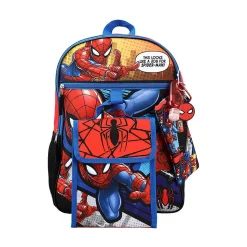 Marvel Spider-Man Backpack Set - Multicolor