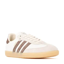 Mens adidas Samba OG Athletic Shoe - Cloud White / Earth Strata / Gum