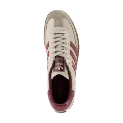 Mens adidas Samba OG Athletic Shoe - Putty Gray / Maroon / Gold Metallic / Gum