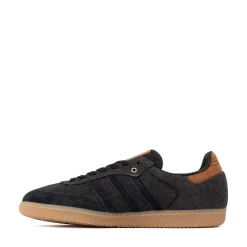 Mens adidas Samba OG Denim Athletic Shoe - Core Black / Gum