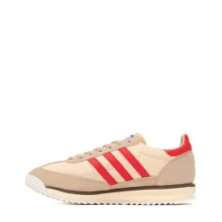 Mens adidas SL 72 RS Athletic Shoe - Magic Beige / Pure Ruby / Sand Strata