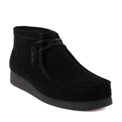 Mens Clarks Wallabee EVO Chukka Boot - Black