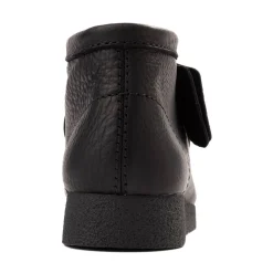 Mens Clarks Wallabee EVO Chukka Boot - Black Leather