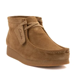 Mens Clarks Wallabee EVO Chukka Boot - Dark Sand