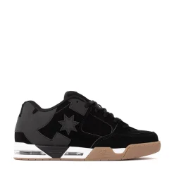 Mens DC Command Skate Shoe - Black / White / Gum