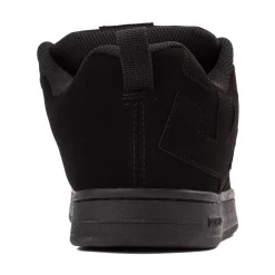 Mens DC Court Graffik Skate Shoe - Black Monochrome