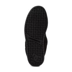 Mens DC Court Graffik Skate Shoe - Black Monochrome