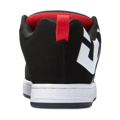 Mens DC Court Graffik Skate Shoe - Black / White / Red