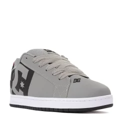 Mens DC Court Graffik Skate Shoe - Grey / Black