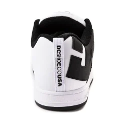 Mens DC Court Graffik Skate Shoe - White / Black
