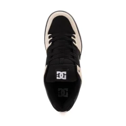 Mens DC Pure Skate Shoe - Black / Gray / Brown