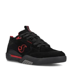 Mens DVS Slot Skate Shoe - Black / Red