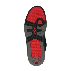 Mens DVS Slot Skate Shoe - Black / Red